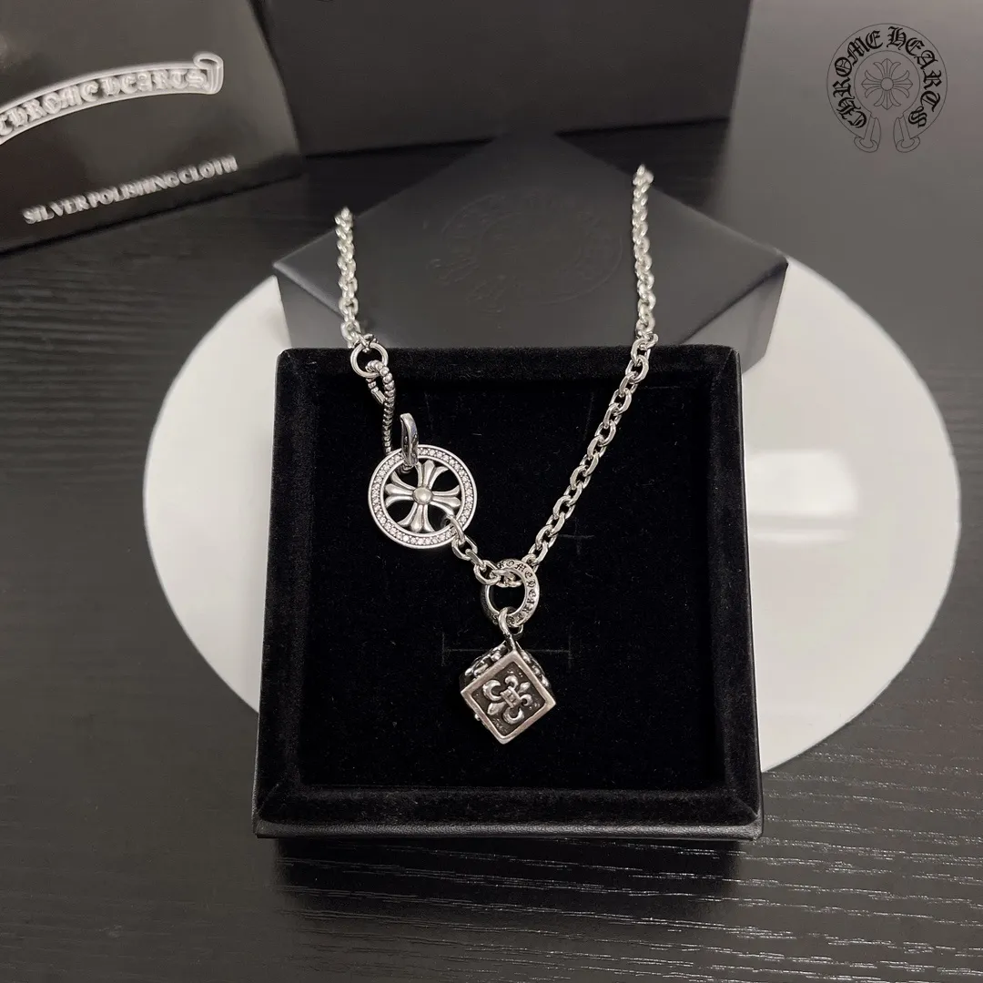 【CHROME HEARTS】ネックレス、新しいネックレス万能シンプルファッションオーナメント240812