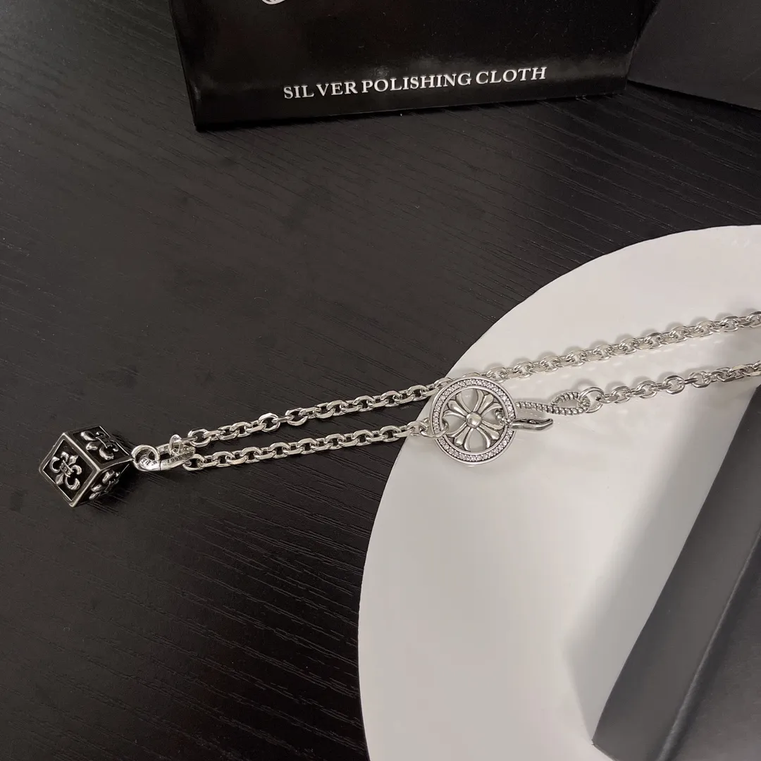 【CHROME HEARTS】ネックレス、新しいネックレス万能シンプルファッションオーナメント240812
