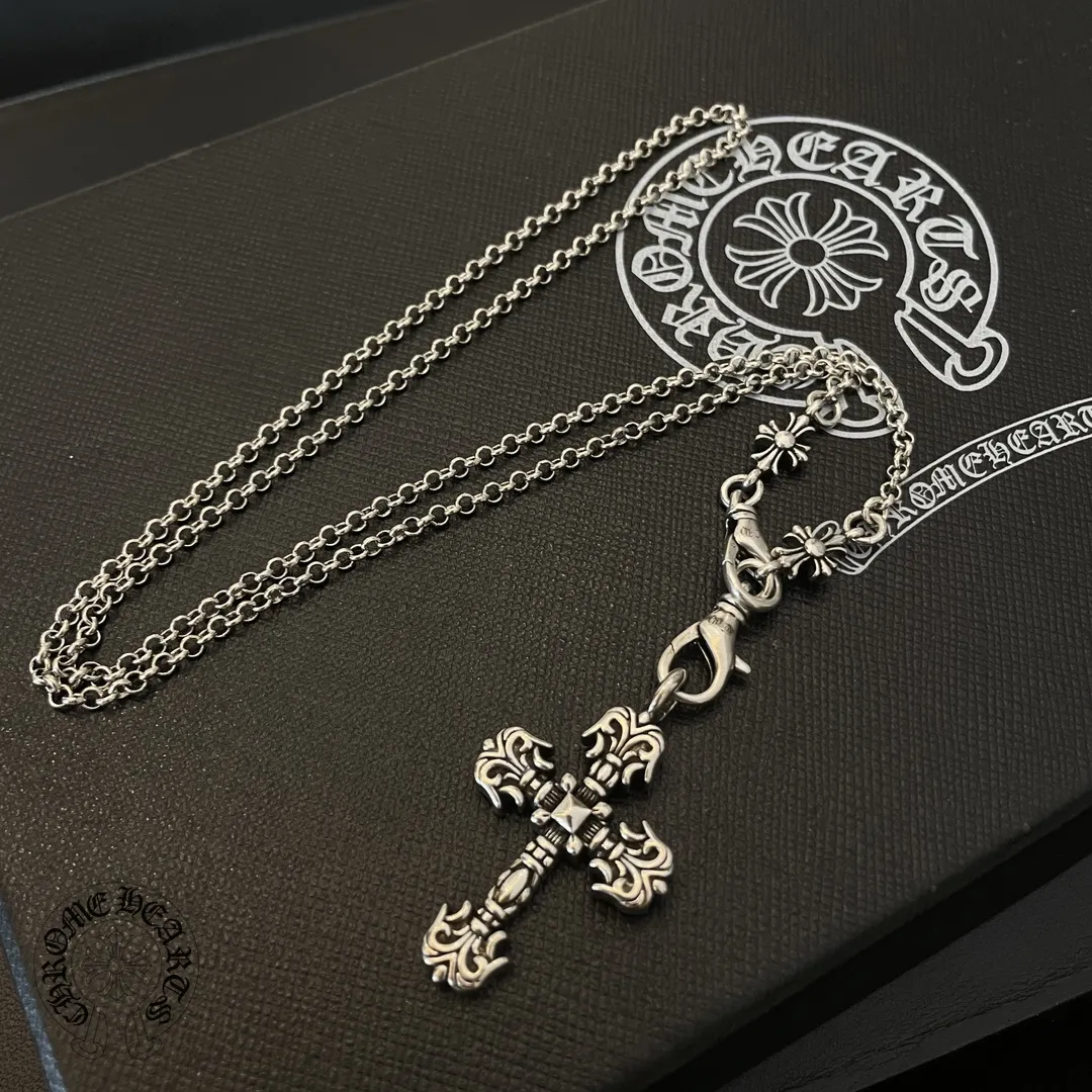 【CHROME HEARTS】ネックレス、新しいネックレス万能シンプルファッションオーナメント240812