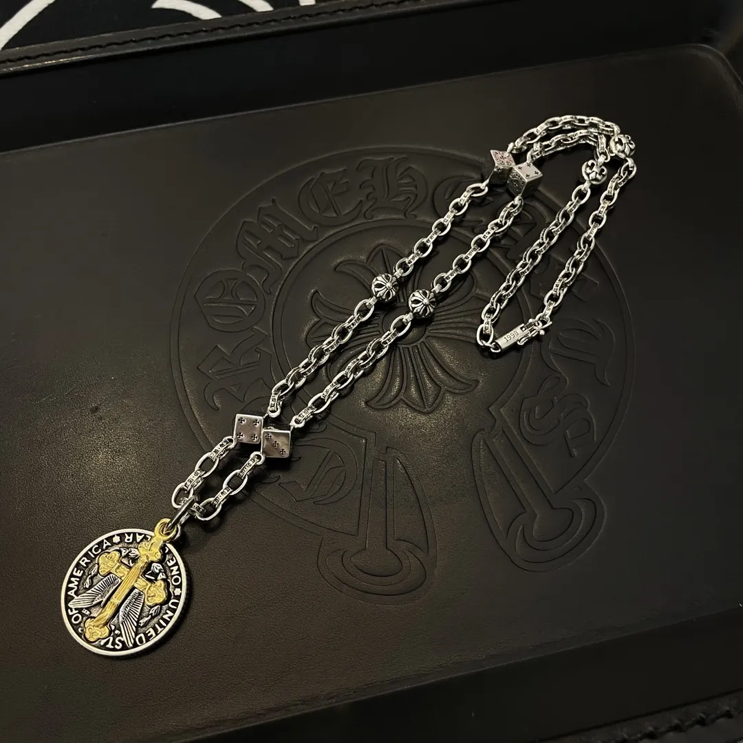 【CHROME HEARTS】ネックレス、新しいネックレス万能シンプルファッションオーナメント 240727