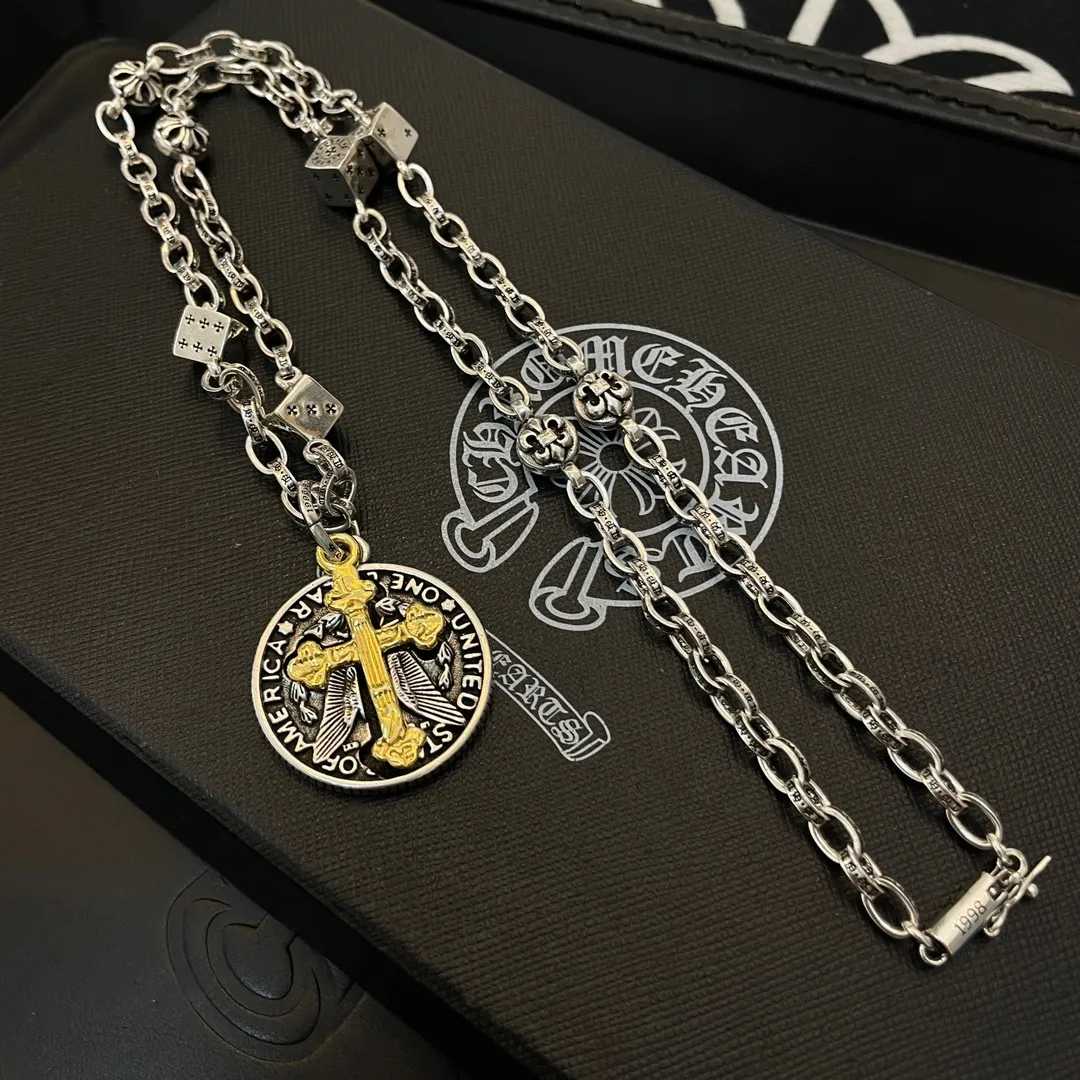 【CHROME HEARTS】ネックレス、新しいネックレス万能シンプルファッションオーナメント 240727