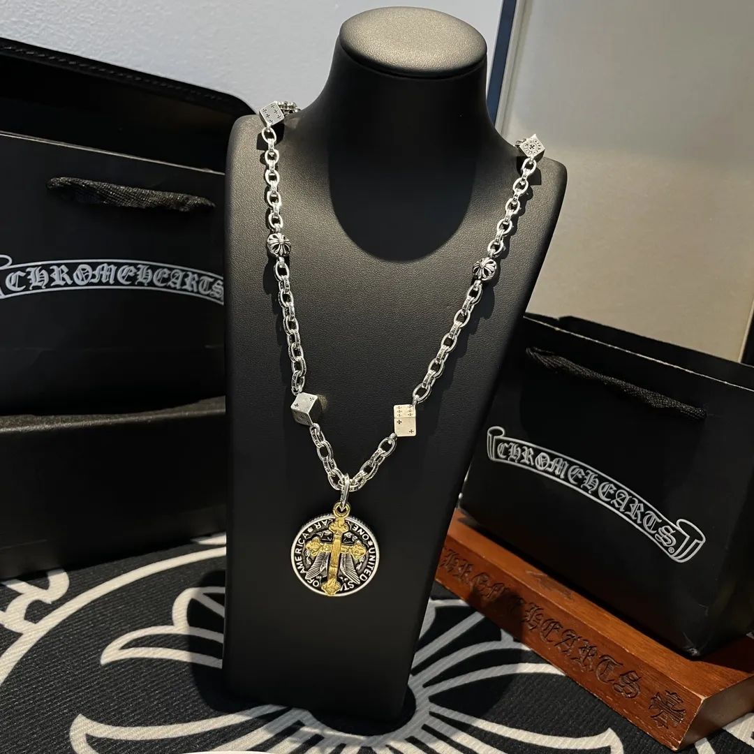 【CHROME HEARTS】ネックレス、新しいネックレス万能シンプルファッションオーナメント 240727