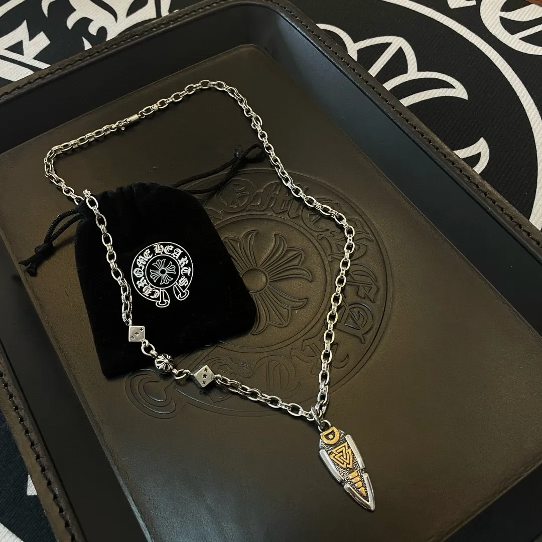 【CHROME HEARTS】ネックレス、新しいネックレス万能シンプルファッションオーナメント 240727