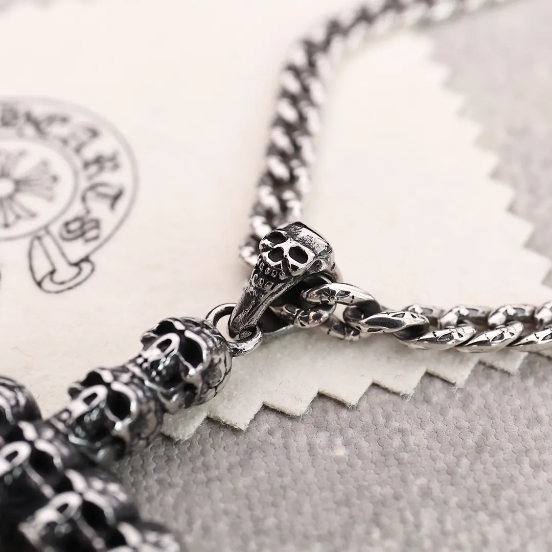 【CHROME HEARTS】ネックレス、新しいネックレス万能シンプルファッションオーナメント 240727