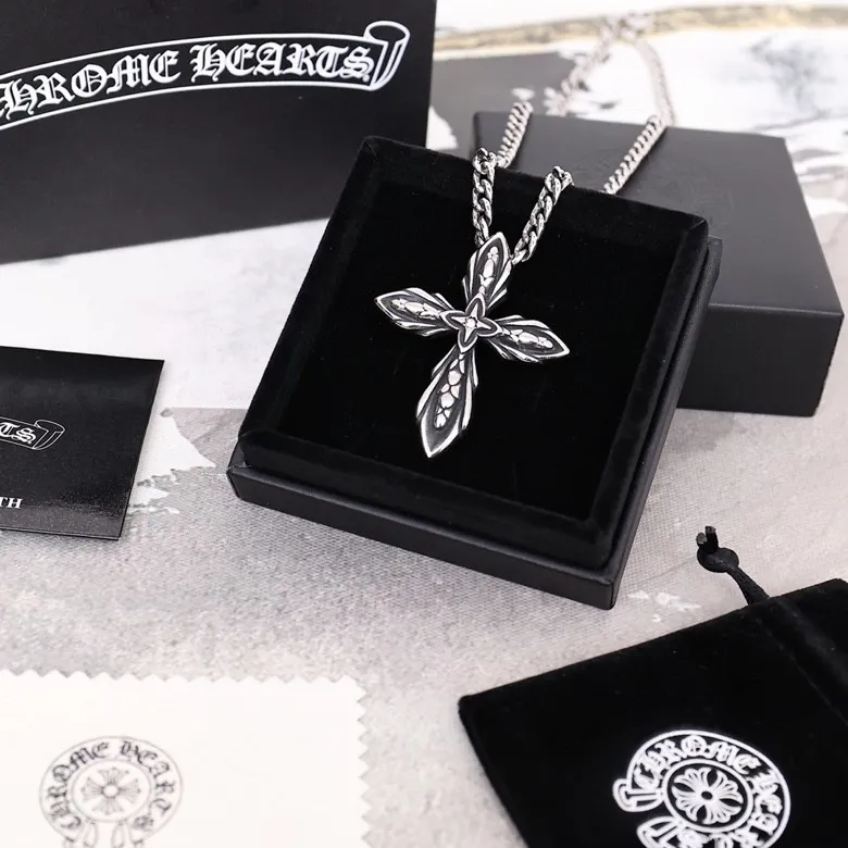 【CHROME HEARTS】ネックレス、新しいネックレス万能シンプルファッションオーナメント 240727