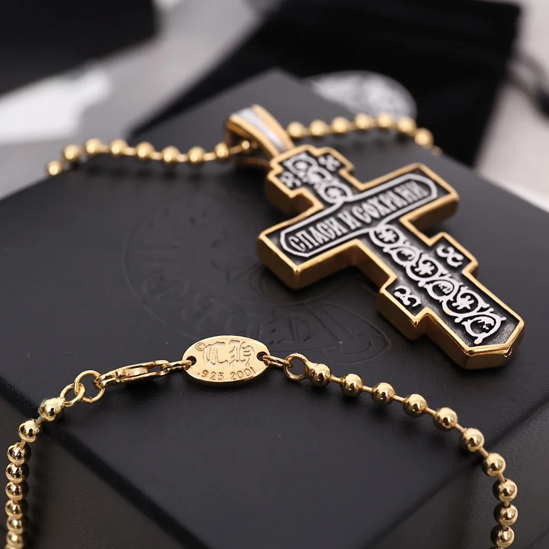 【CHROME HEARTS】ネックレス、新しいネックレス万能シンプルファッションオーナメント 240727