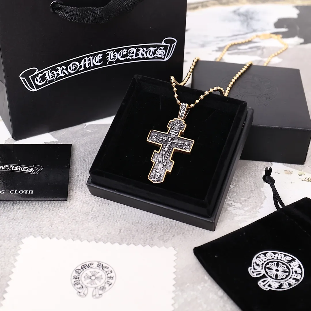 【CHROME HEARTS】ネックレス、新しいネックレス万能シンプルファッションオーナメント 240727