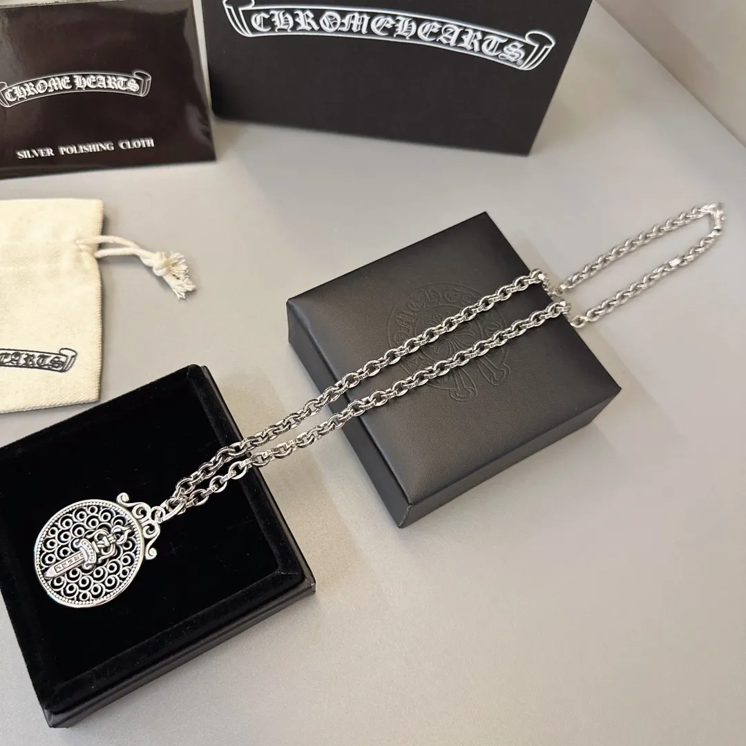 【CHROME HEARTS】ネックレス、新しいネックレス万能シンプルファッションオーナメント 240727