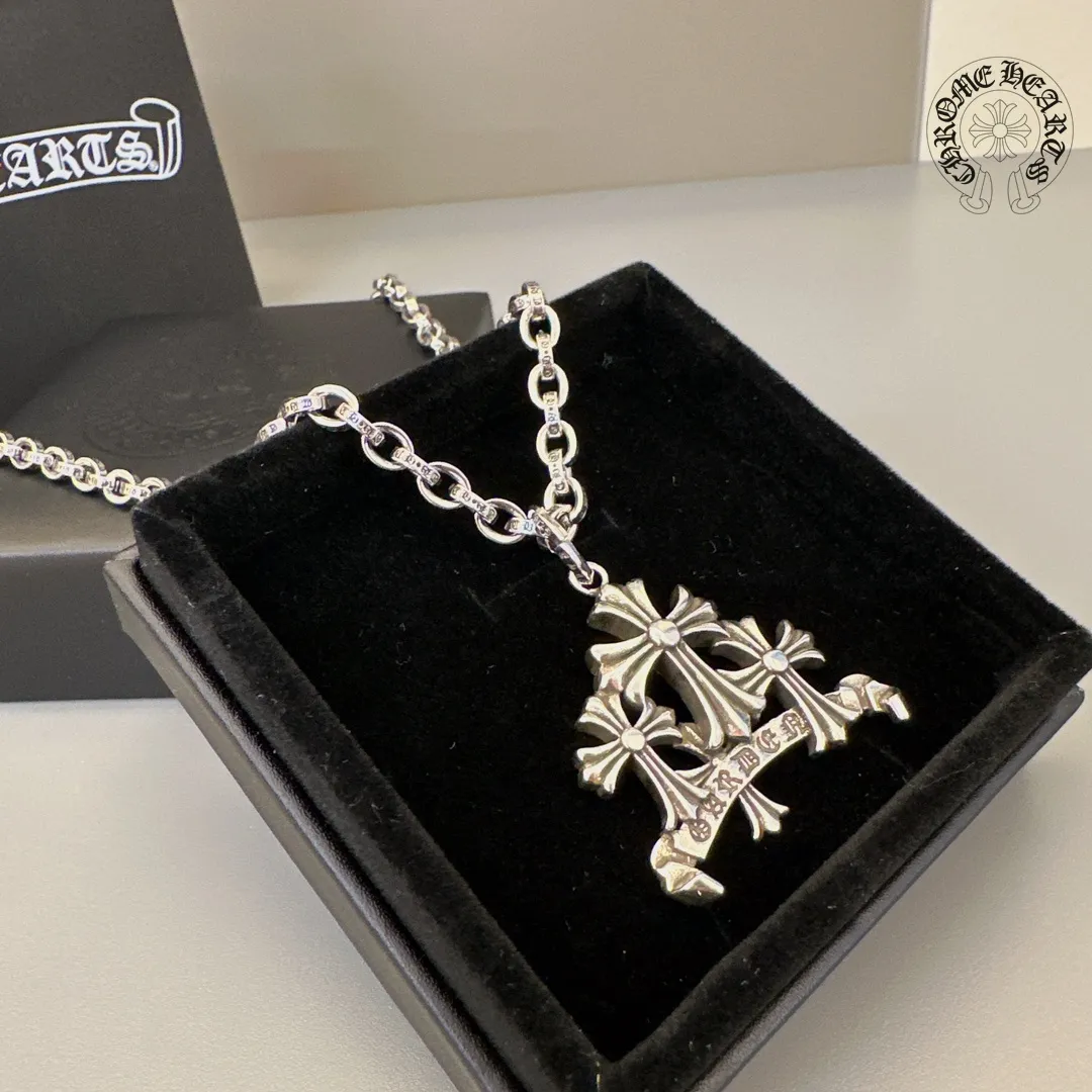 【CHROME HEARTS】ネックレス、新しいネックレス万能シンプルファッションオーナメント 240727