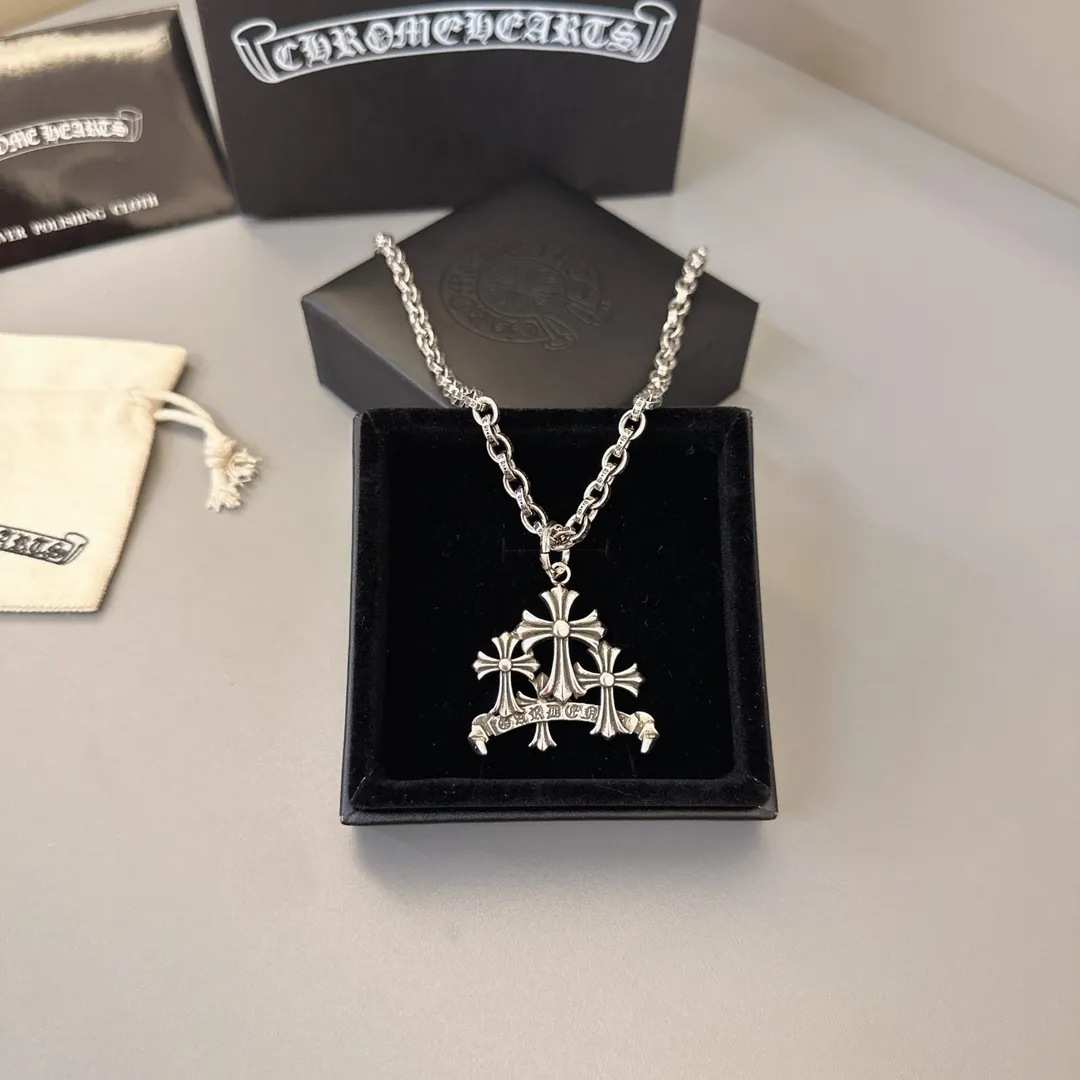 【CHROME HEARTS】ネックレス、新しいネックレス万能シンプルファッションオーナメント 240727