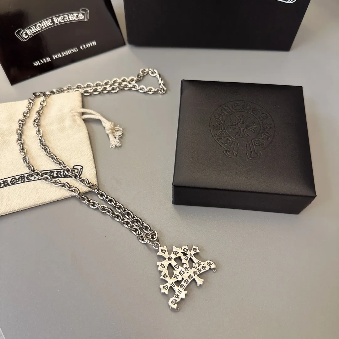 【CHROME HEARTS】ネックレス、新しいネックレス万能シンプルファッションオーナメント 240727