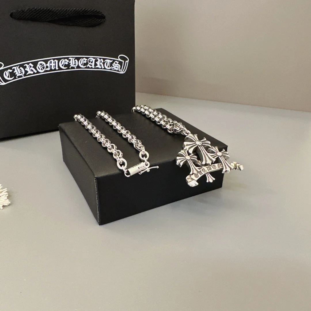 【CHROME HEARTS】ネックレス、新しいネックレス万能シンプルファッションオーナメント 240727