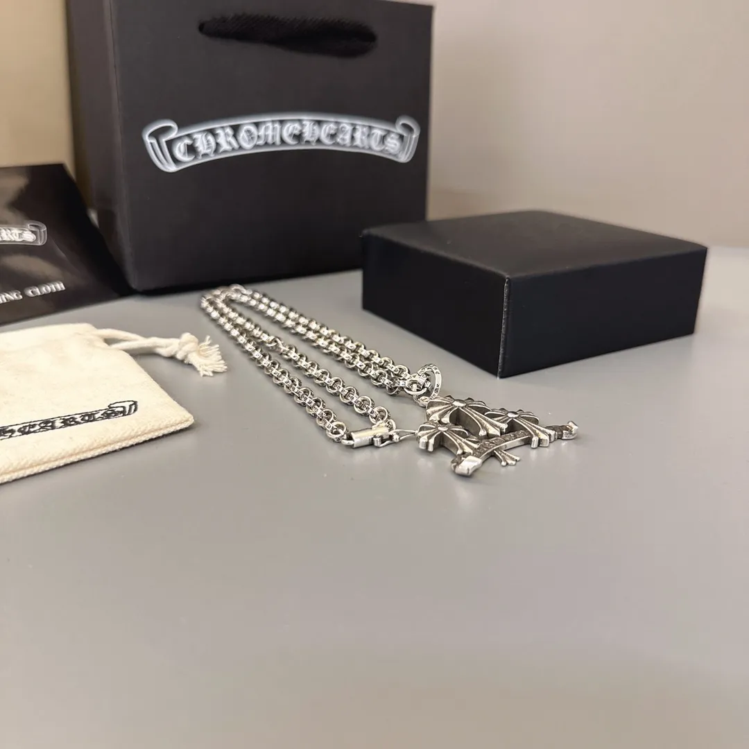 【CHROME HEARTS】ネックレス、新しいネックレス万能シンプルファッションオーナメント 240727