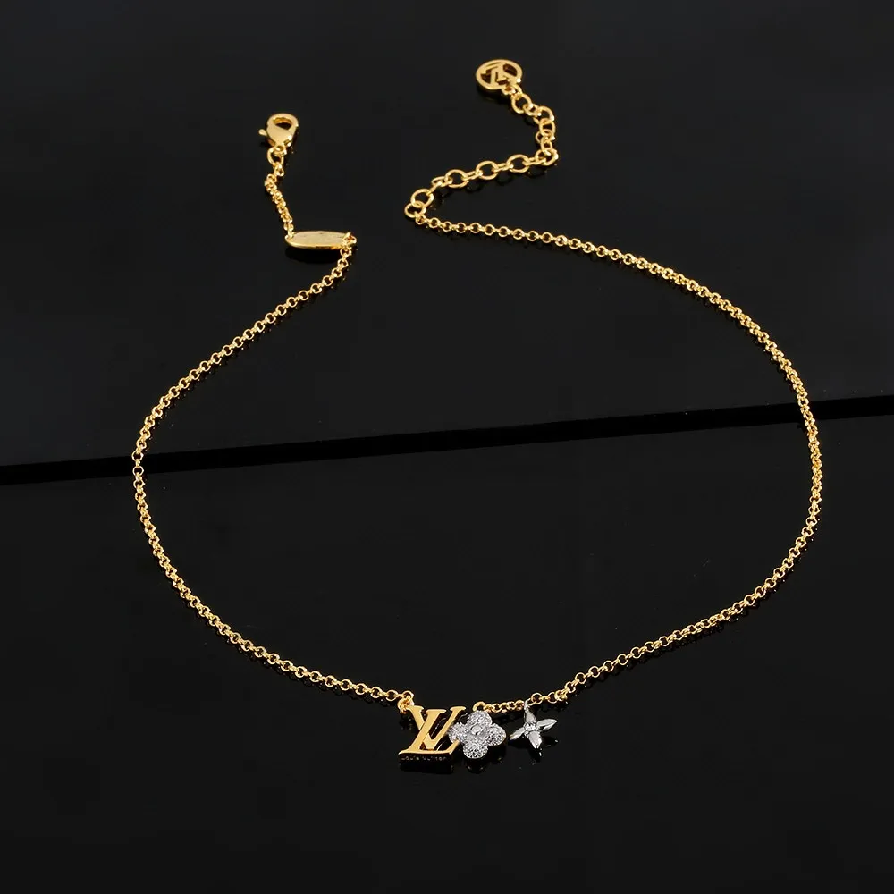 【LOUIS VUITTON】ネックレス、新しいネックレス万能シンプルファッションオーナメント 240813