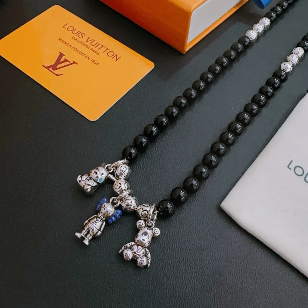 【LOUIS VUITTON】ネックレス、新しいネックレス万能シンプルファッションオーナメント 240813