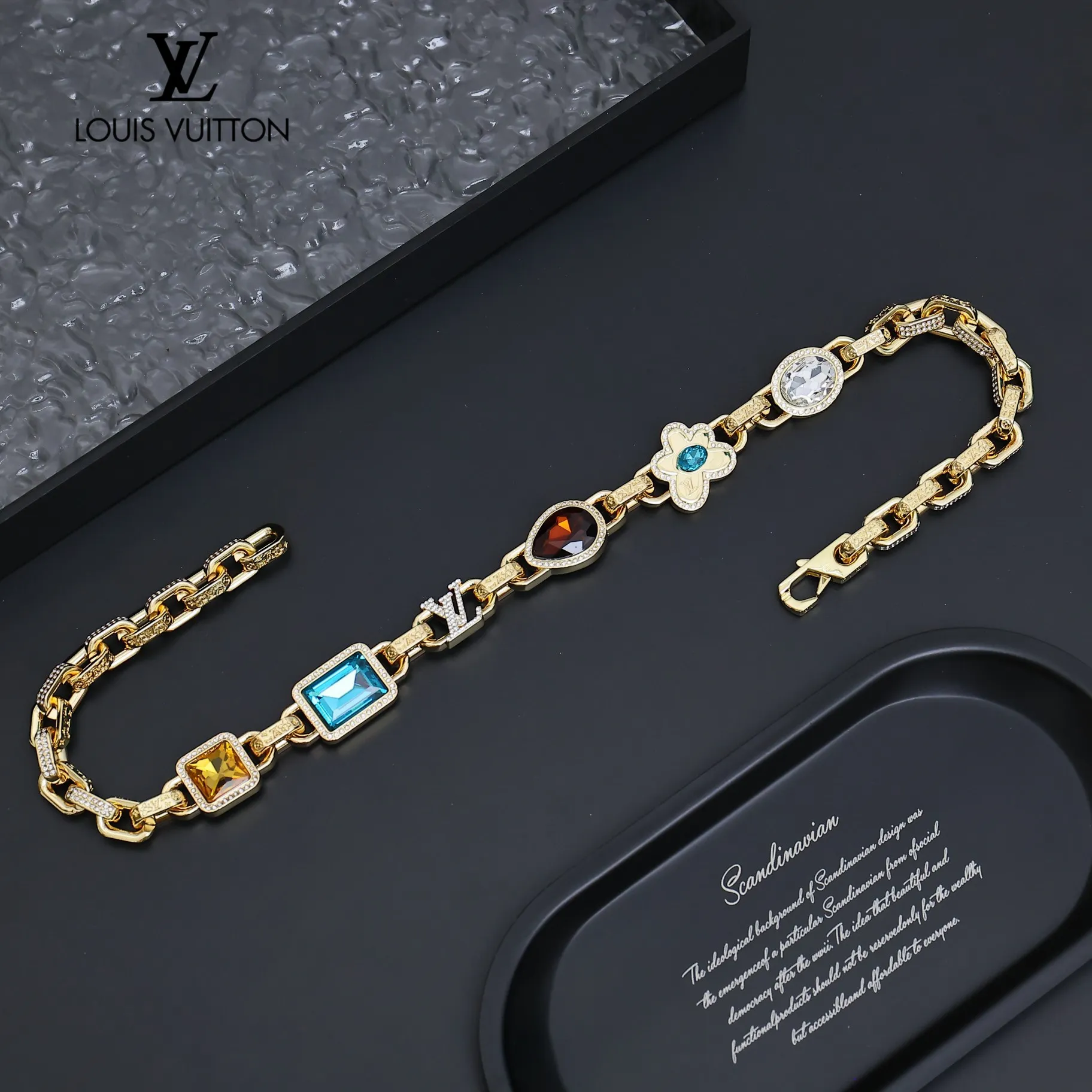 【LOUIS VUITTON】ネックレス、新しいネックレス万能シンプルファッションオーナメント 240728