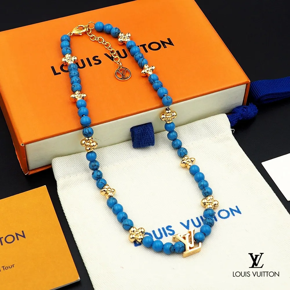 【LOUIS VUITTON】ネックレス、新しいネックレス万能シンプルファッションオーナメント 240728