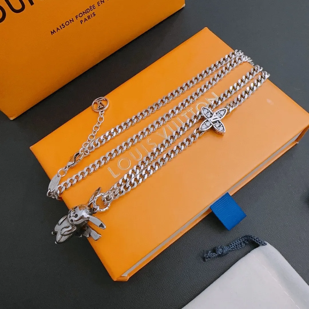 【LOUIS VUITTON】ネックレス、新しいネックレス万能シンプルファッションオーナメント