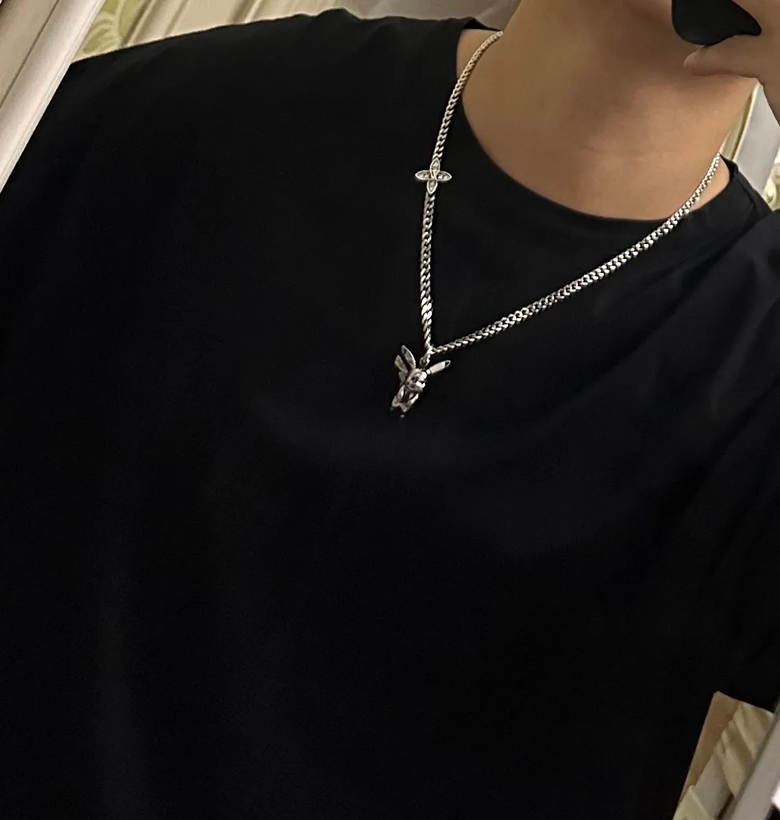 【LOUIS VUITTON】ネックレス、新しいネックレス万能シンプルファッションオーナメント