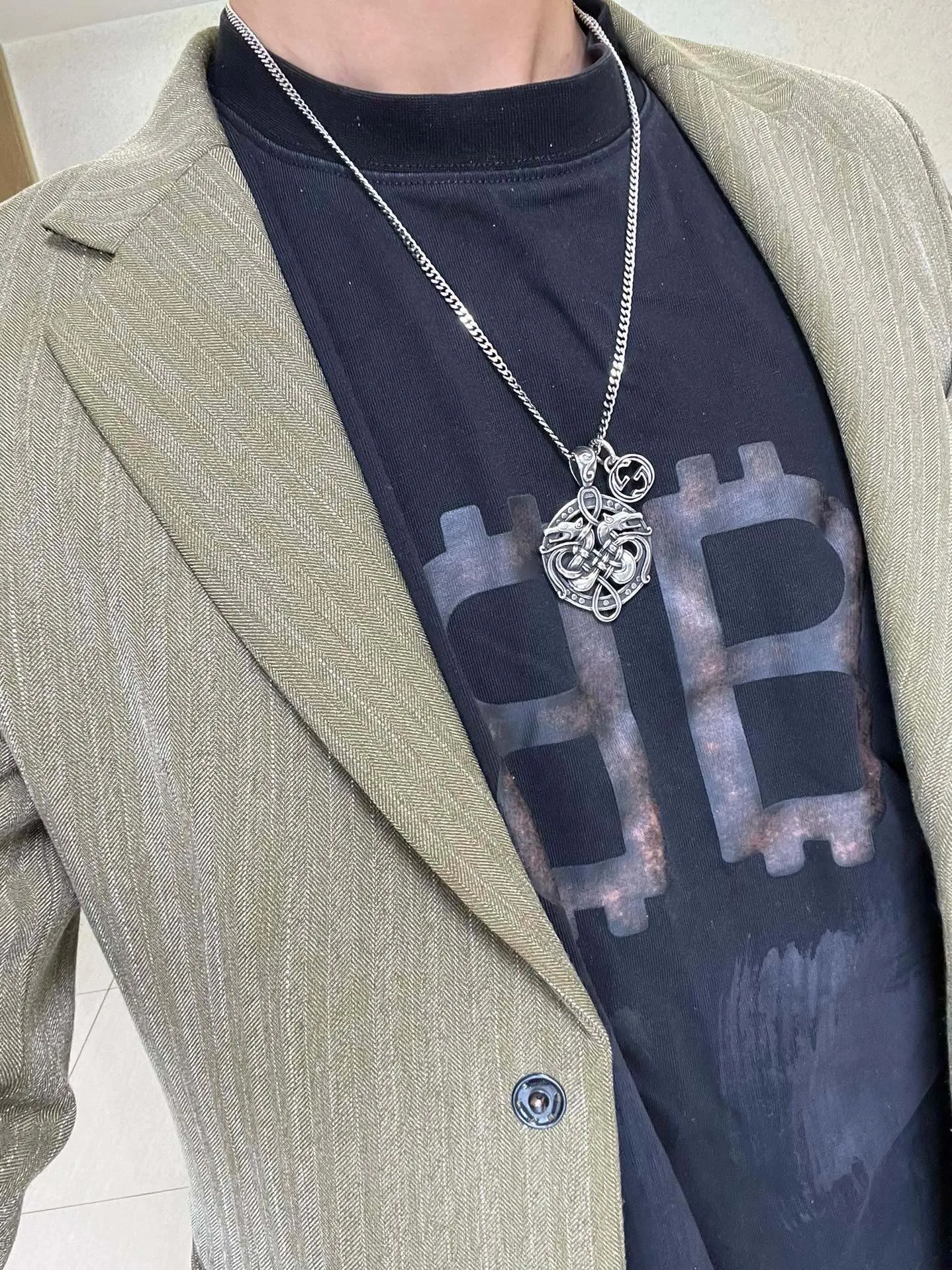 【GUCCI】ネックレス、新しいネックレス万能シンプルファッションオーナメント241015