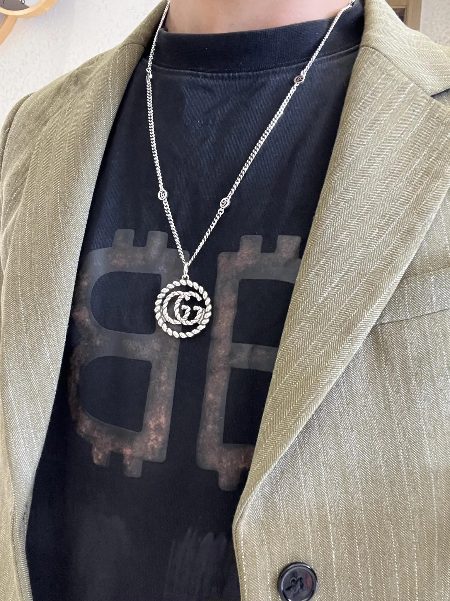 【GUCCI】ネックレス、新しいネックレス万能シンプルファッションオーナメント241015
