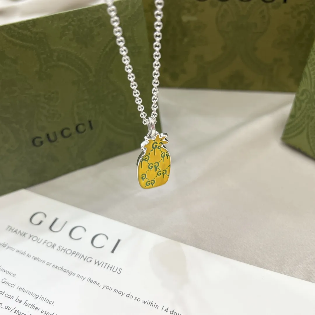 【GUCCI】ネックレス、新しいネックレス万能シンプルファッションオーナメント241015