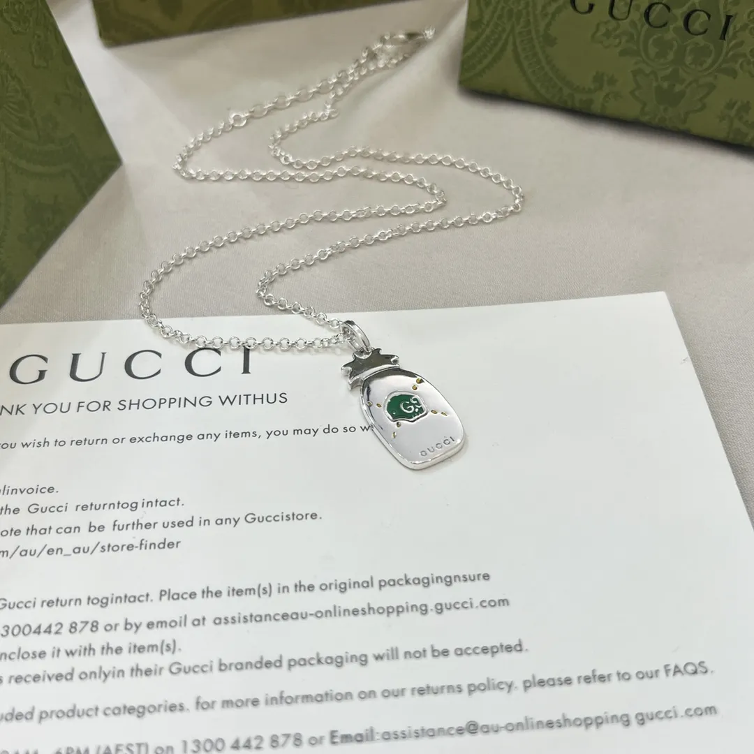 【GUCCI】ネックレス、新しいネックレス万能シンプルファッションオーナメント241015
