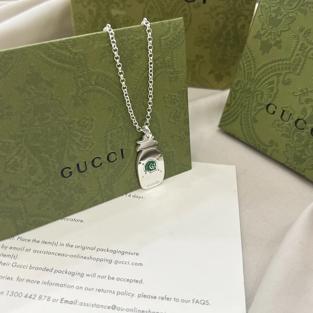 【GUCCI】ネックレス、新しいネックレス万能シンプルファッションオーナメント241015