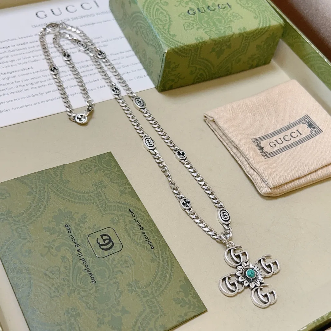 【GUCCI】ネックレス、新しいネックレス万能シンプルファッションオーナメント 2474