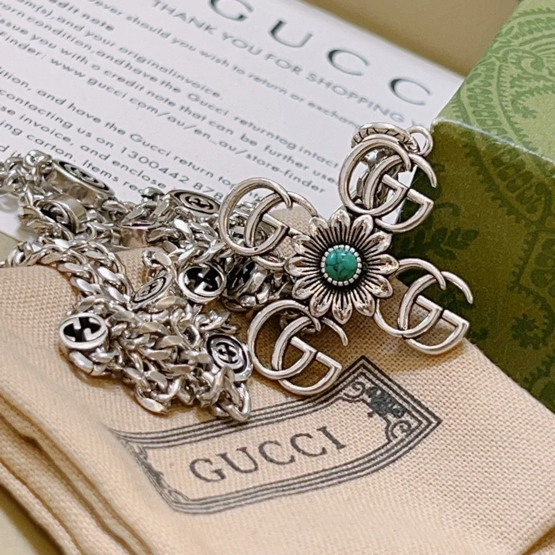 【GUCCI】ネックレス、新しいネックレス万能シンプルファッションオーナメント 2474