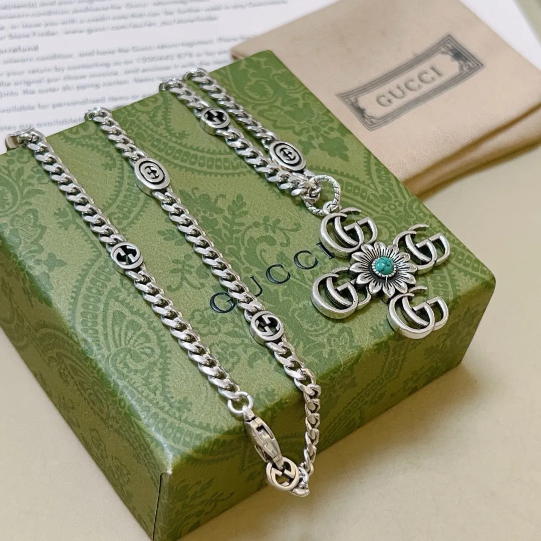 【GUCCI】ネックレス、新しいネックレス万能シンプルファッションオーナメント 2474