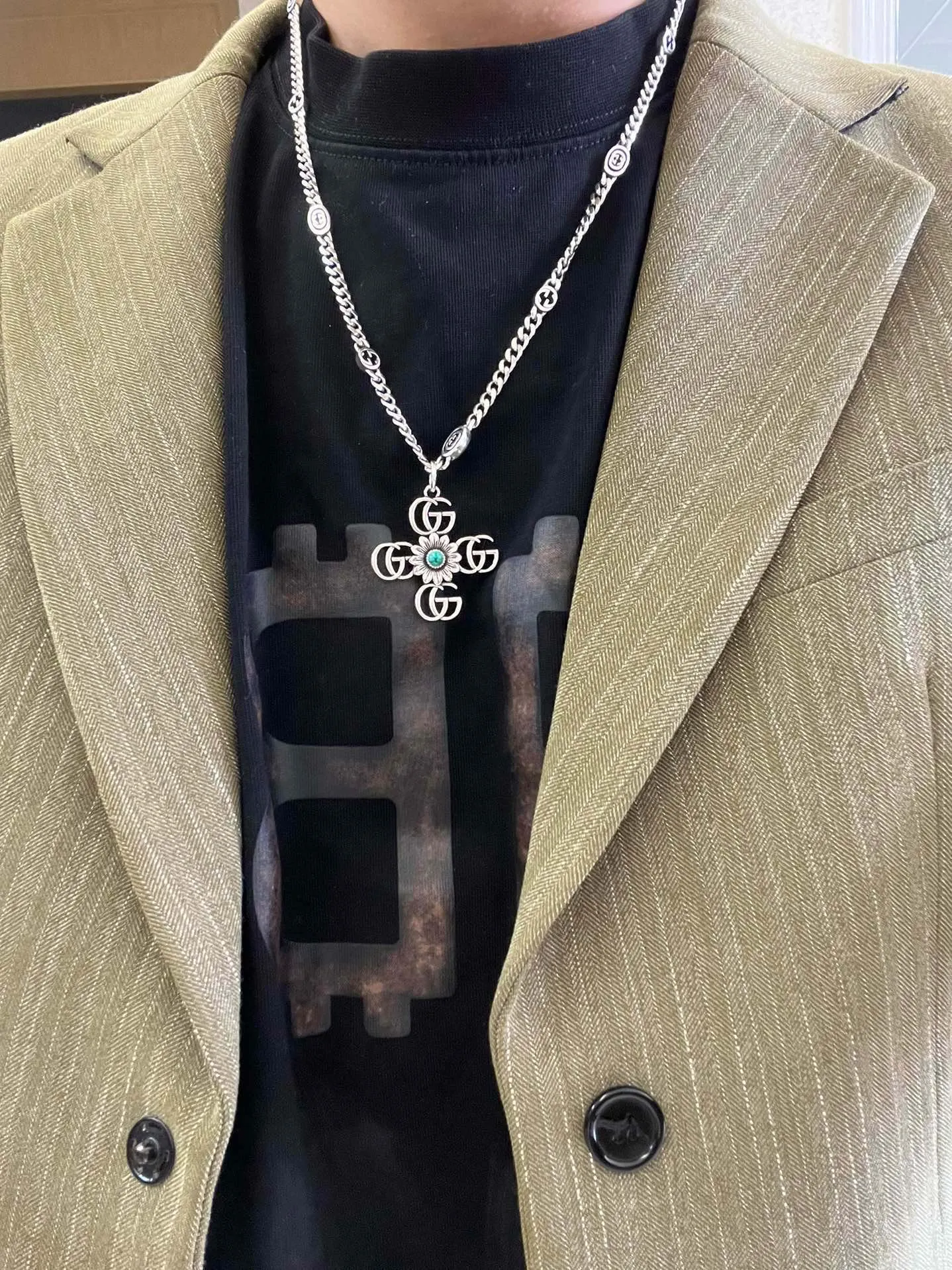 【GUCCI】ネックレス、新しいネックレス万能シンプルファッションオーナメント 2474