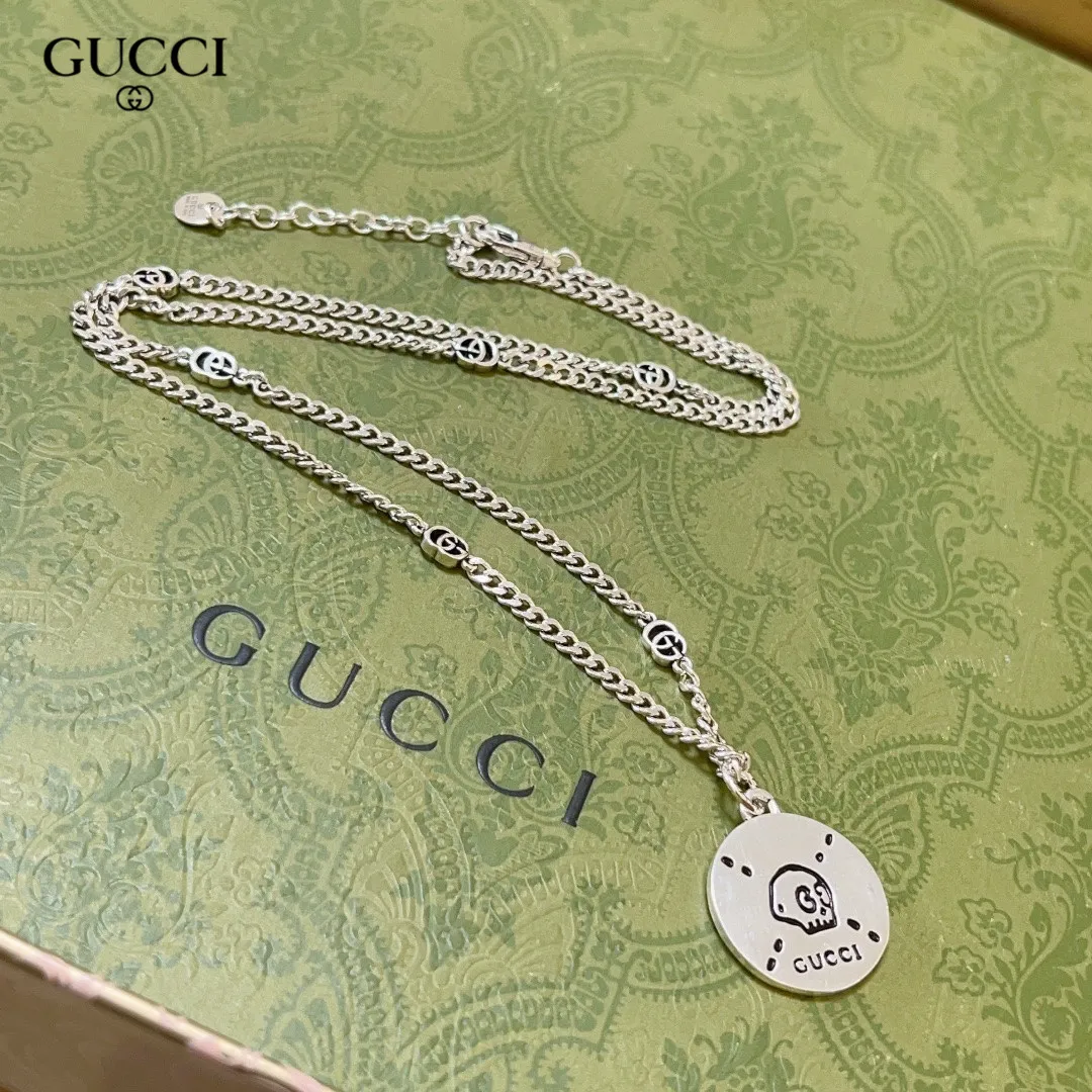 【GUCCI】ネックレス、新しいネックレス万能シンプルファッションオーナメント