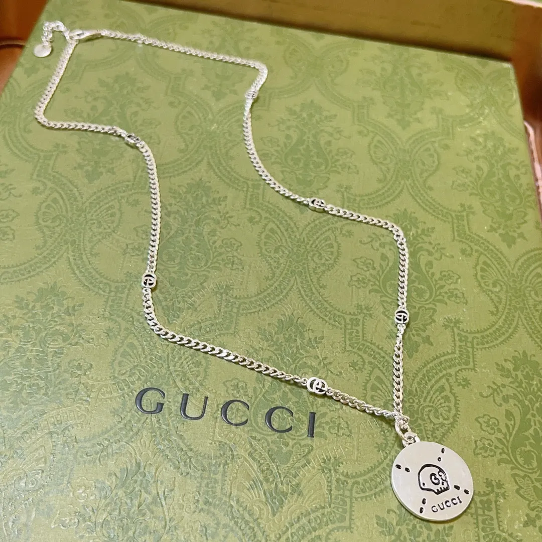 【GUCCI】ネックレス、新しいネックレス万能シンプルファッションオーナメント