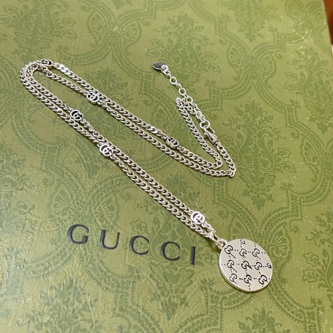 【GUCCI】ネックレス、新しいネックレス万能シンプルファッションオーナメント