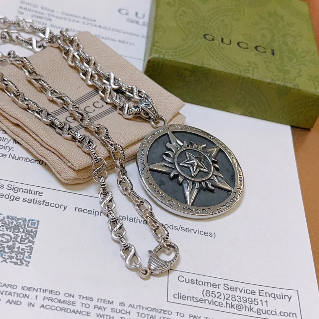 【GUCCI】ネックレス、新しいネックレス万能シンプルファッションオーナメント