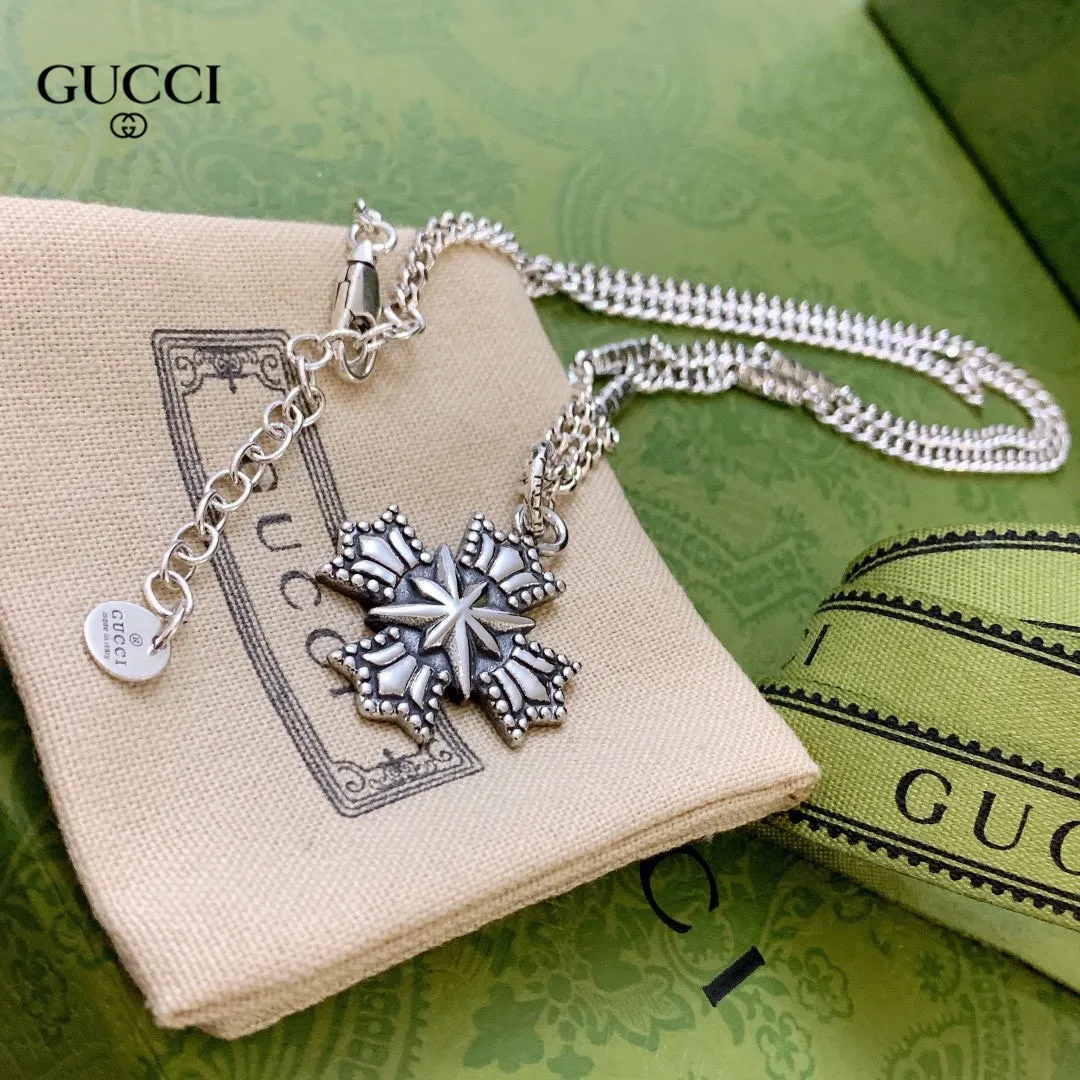 【GUCCI】ネックレス、新しいネックレス万能シンプルファッションオーナメント