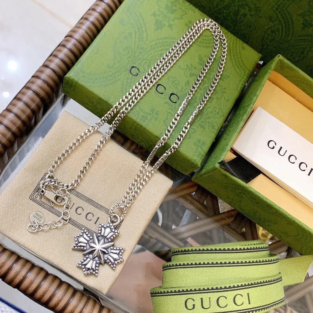 【GUCCI】ネックレス、新しいネックレス万能シンプルファッションオーナメント