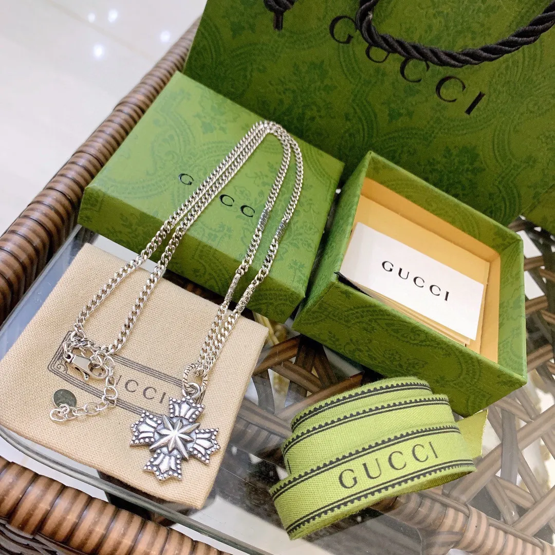 【GUCCI】ネックレス、新しいネックレス万能シンプルファッションオーナメント