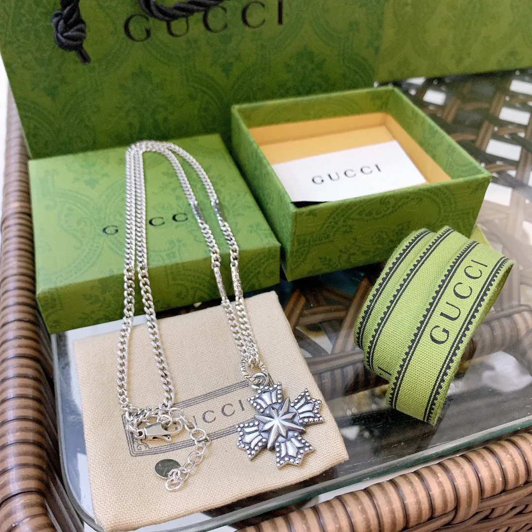 【GUCCI】ネックレス、新しいネックレス万能シンプルファッションオーナメント