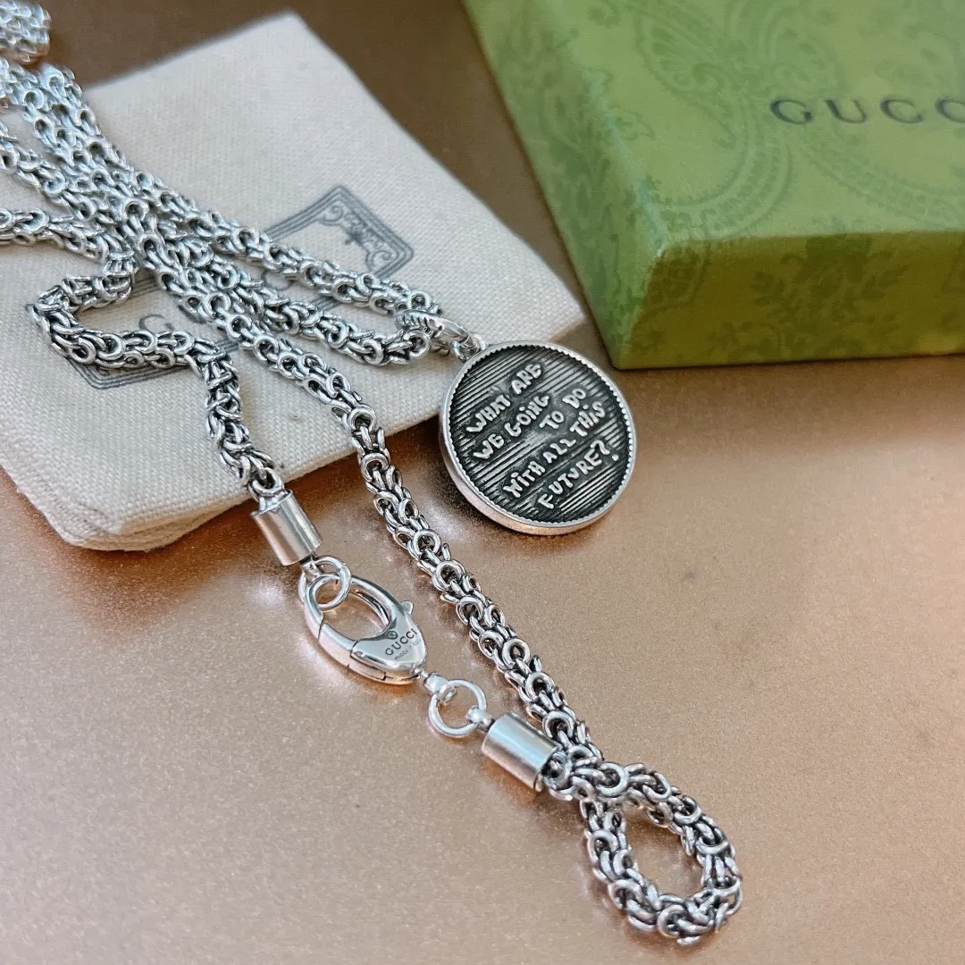 【GUCCI】ネックレス、新しいネックレス万能シンプルファッションオーナメント