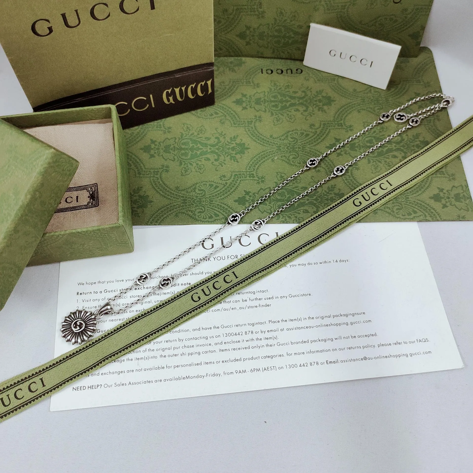 【GUCCI】ネックレス、新しいネックレス万能シンプルファッションオーナメント