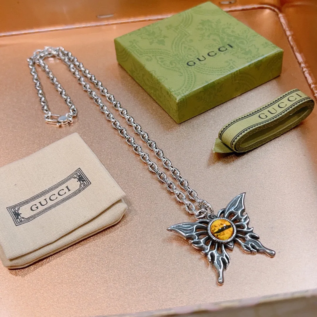 【GUCCI 】ネックレス、新しいネックレス万能シンプルファッションオーナメント