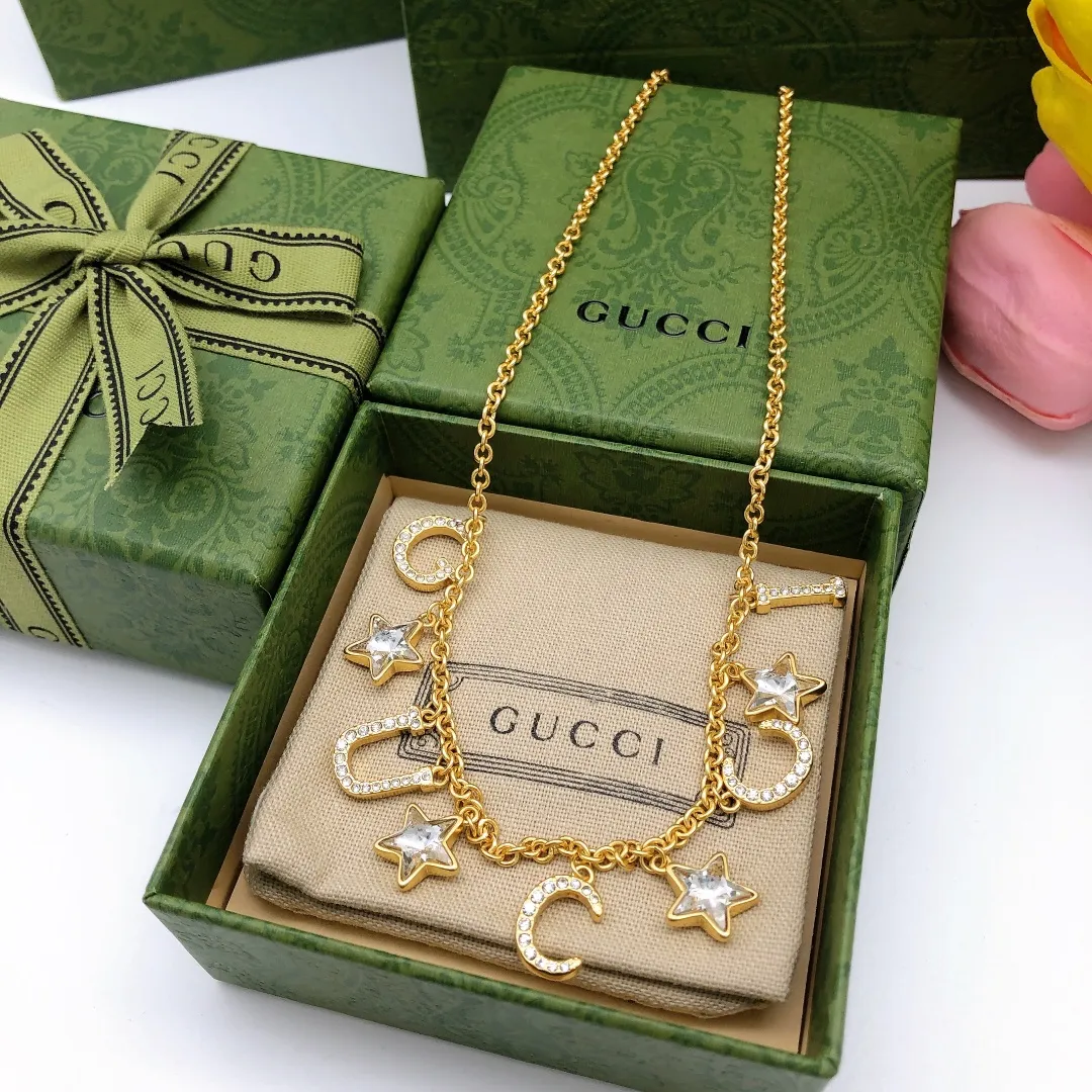 【GUCCI 】ネックレス、新しいネックレス万能シンプルファッションオーナメント