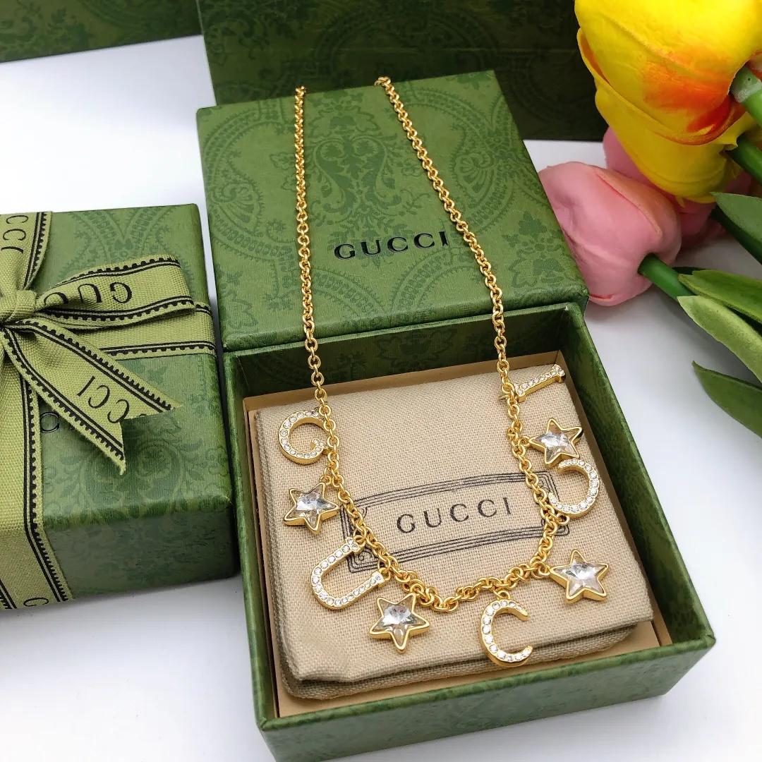 【GUCCI 】ネックレス、新しいネックレス万能シンプルファッションオーナメント
