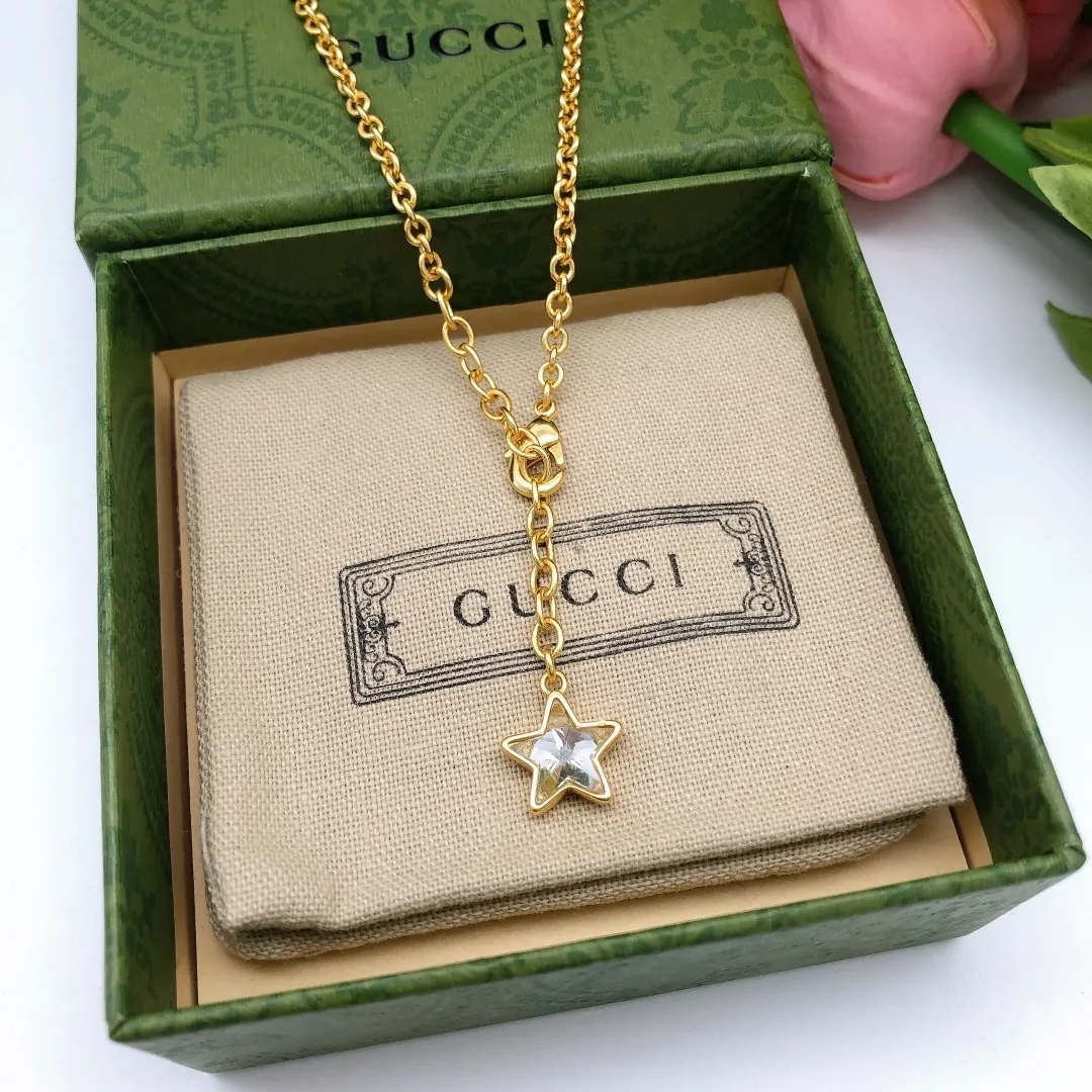 【GUCCI 】ネックレス、新しいネックレス万能シンプルファッションオーナメント