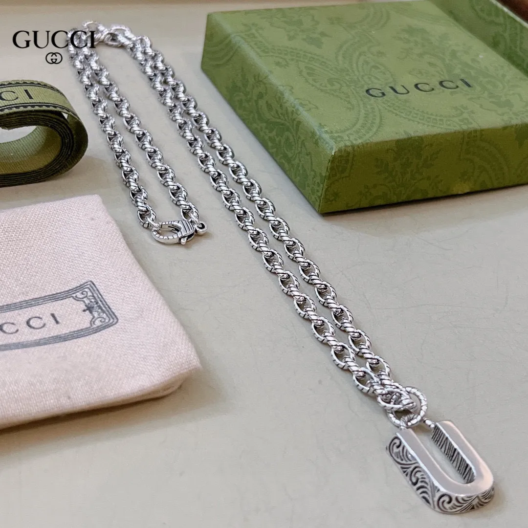 【GUCCI 】ネックレス、新しいネックレス万能シンプルファッションオーナメント