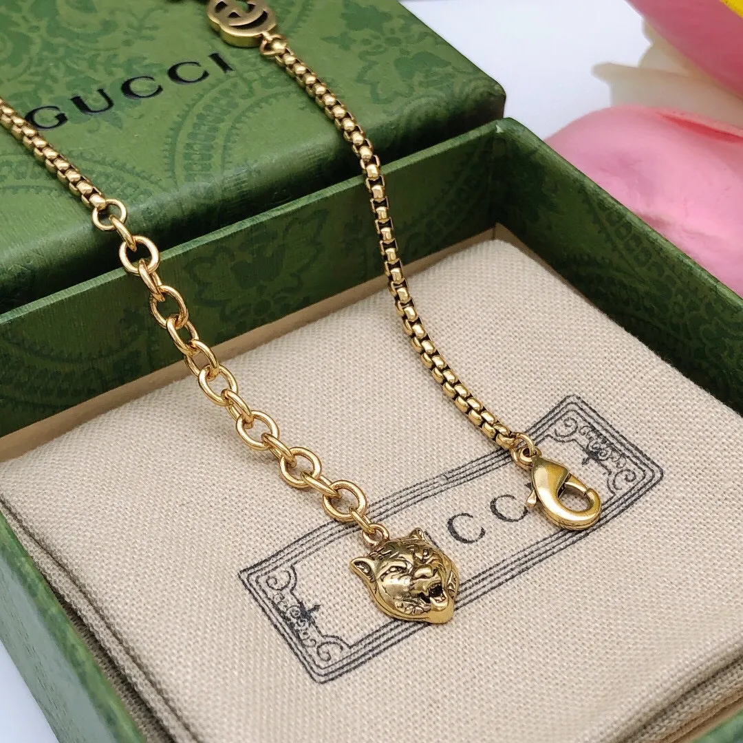 【GUCCI】ネックレス、新しいネックレス万能シンプルファッションオーナメント