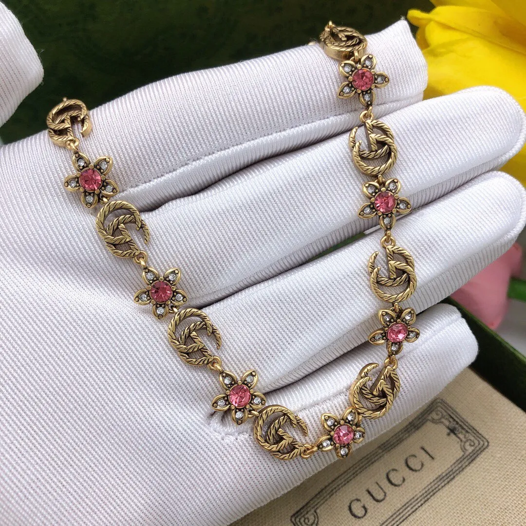 【GUCCI】ネックレス、新しいネックレス万能シンプルファッションオーナメント