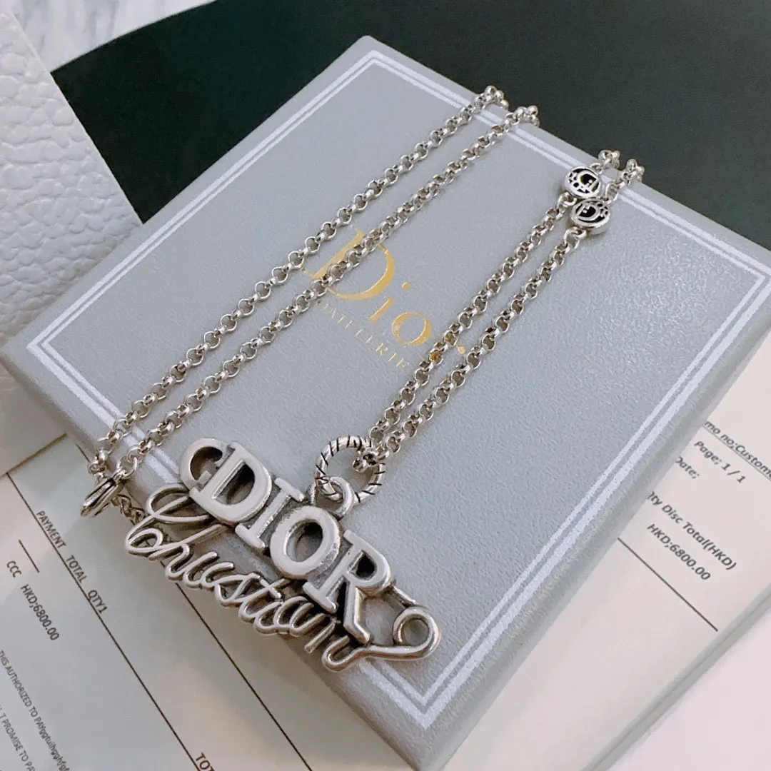 【DIOR】ネックレス、新しいネックレス万能シンプルファッションオーナメント 241015
